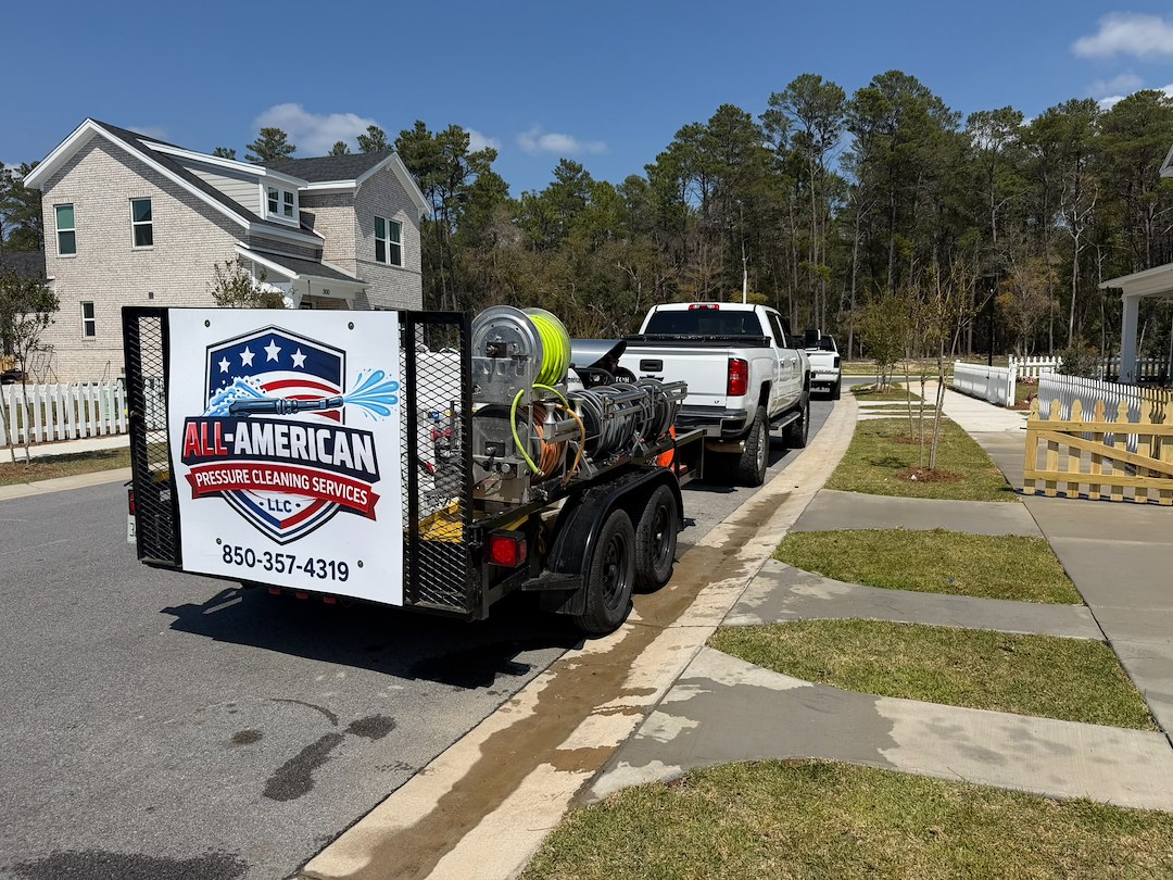Exterior New Construction Cleaning in Deer Moss Creek, Niceville Fl.